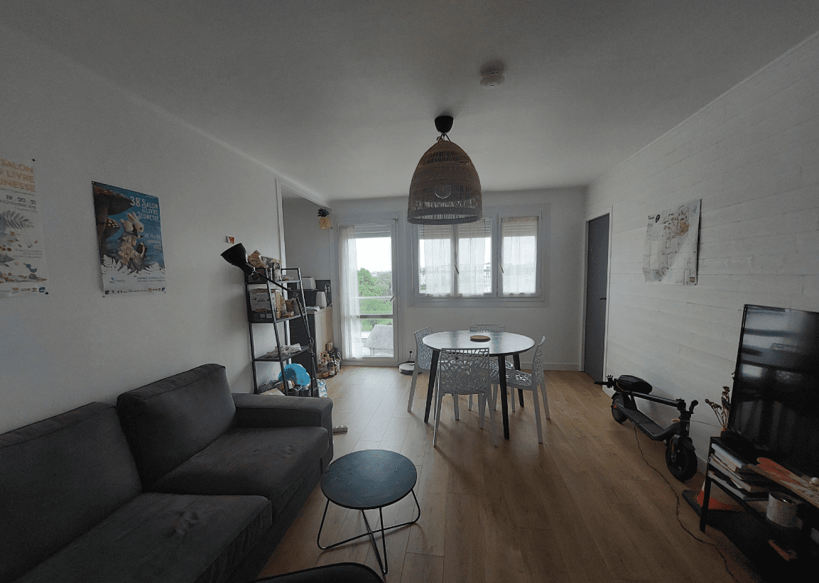 5 A LOUER – CHAMBRE MEUBLEE BAIL A l’ANNEE – 9.13 m² – VANNES