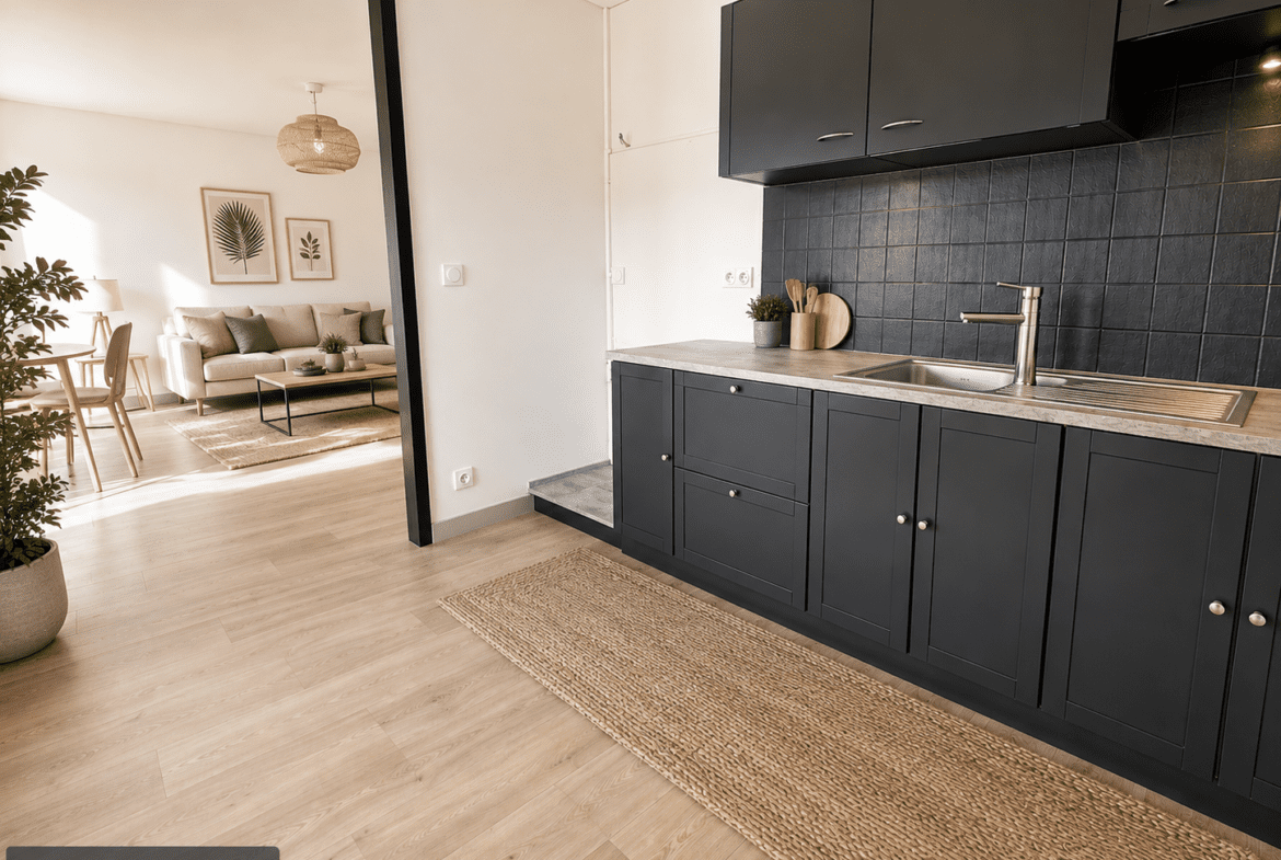 Appartement 2 pièce(s) 50 m² – terrasse- gare de VANNES