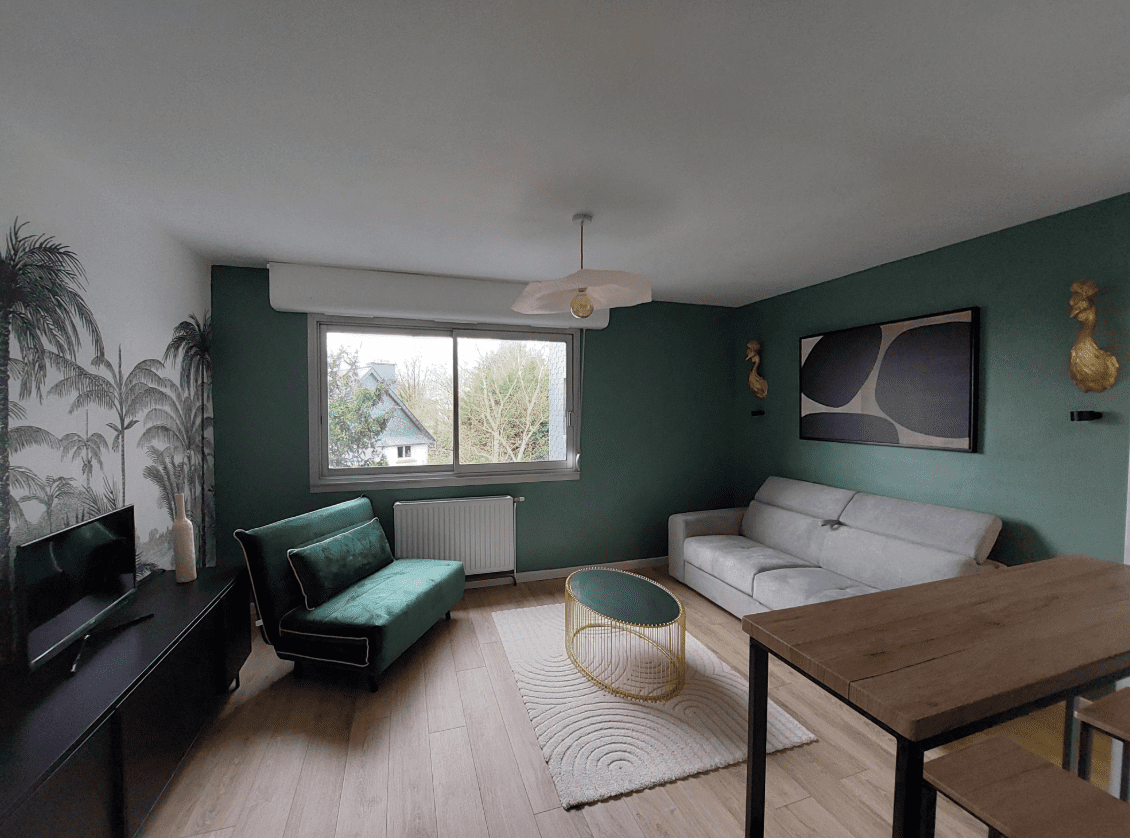 1 VANNES – studio meublé – 24.52 m²