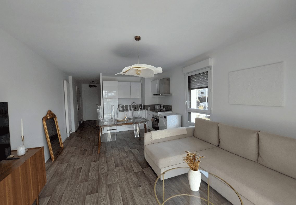 A LOUER – T2 NON MEUBLE – 43.16 m² – PLESCOP