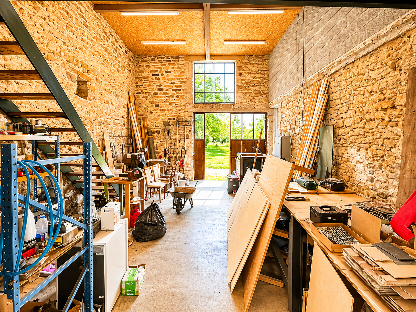 bzh-habitation-4chambres-tredion-a-vendre (10) Maison de charme en pierre 7 pièces avec dépendance -atelier- four a pains et puits