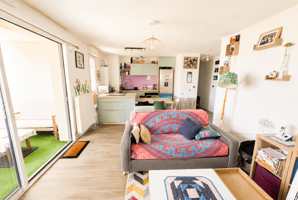 Appartement Plescop 2 pièce(s) 47.09 m² – ascenseur – terrasse et parking