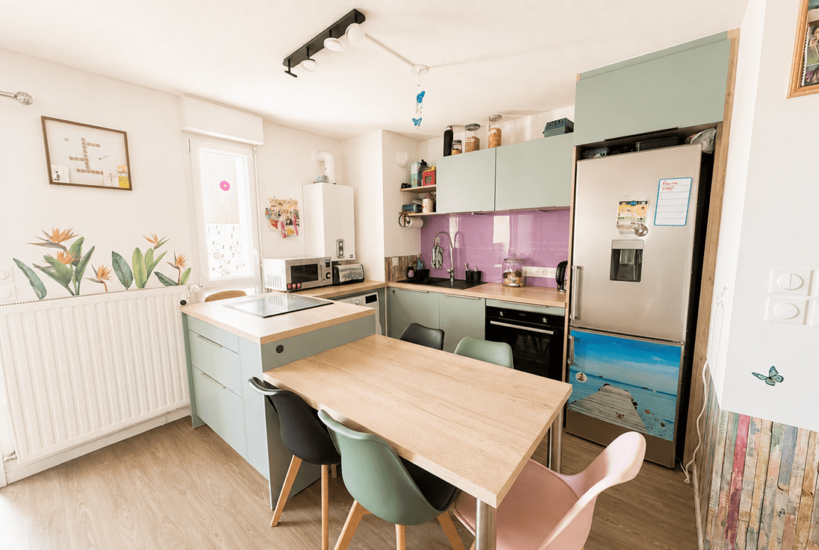 Appartement Plescop 2 pièce(s) 47.09 m² – ascenseur – terrasse et parking