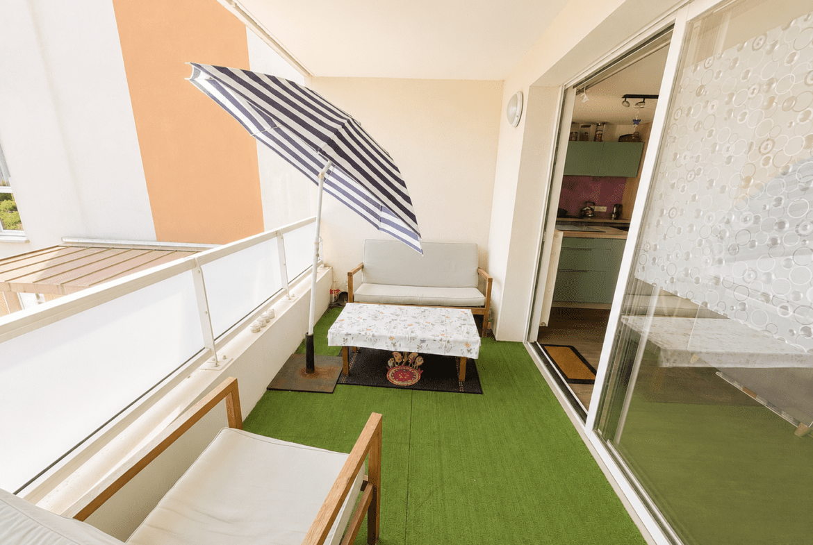 Appartement Plescop 2 pièce(s) 47.09 m² – ascenseur – terrasse et parking