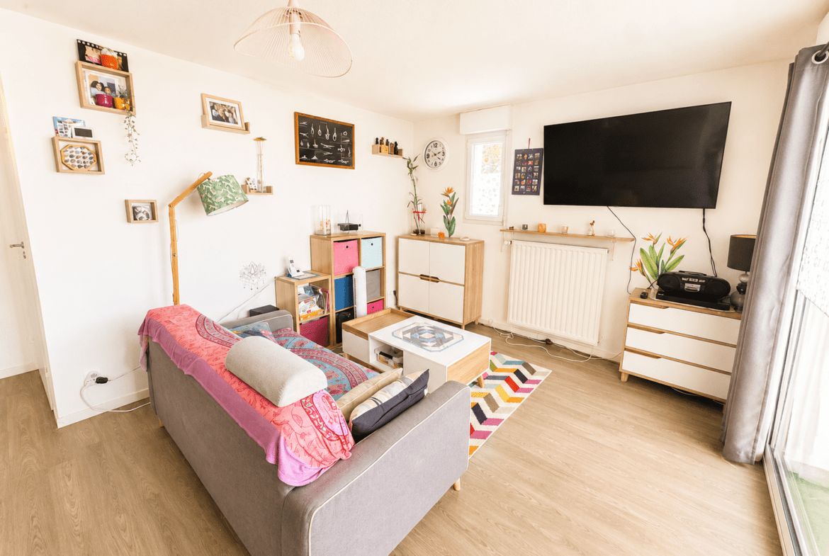 Appartement Plescop 2 pièce(s) 47.09 m² – ascenseur – terrasse et parking