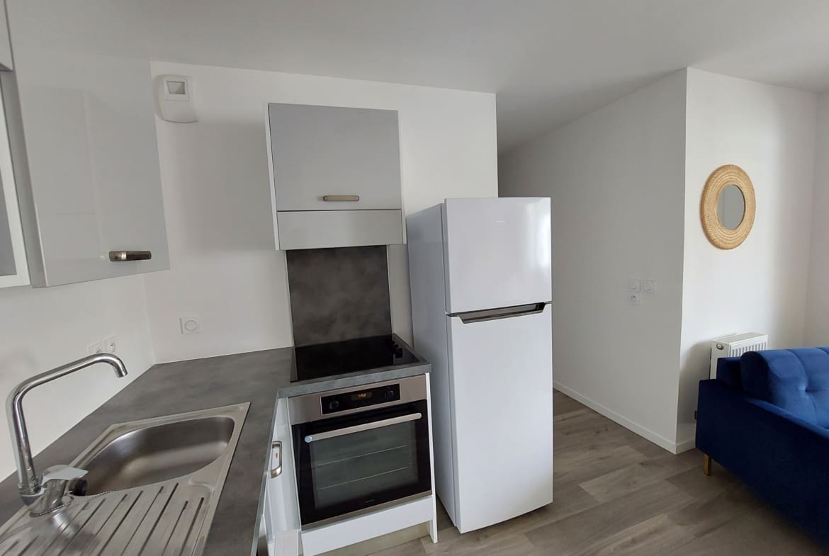 A LOUER – T2 RECENT MEUBLE – 41.34 m² – VANNES