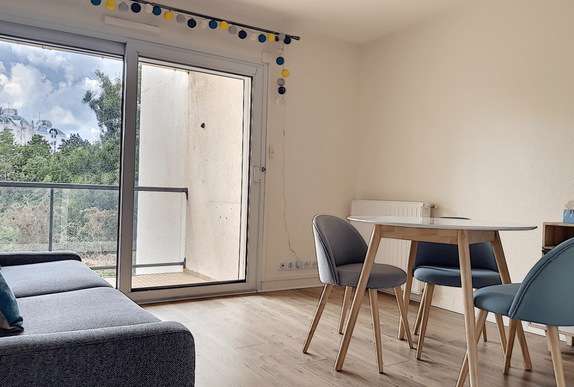 VANNES – T2 meublé à louer – 2 pièces – 35.38 m²