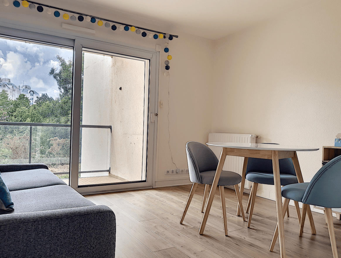 4 VANNES – T2 meublé à louer – 2 pièces – 35.38 m²