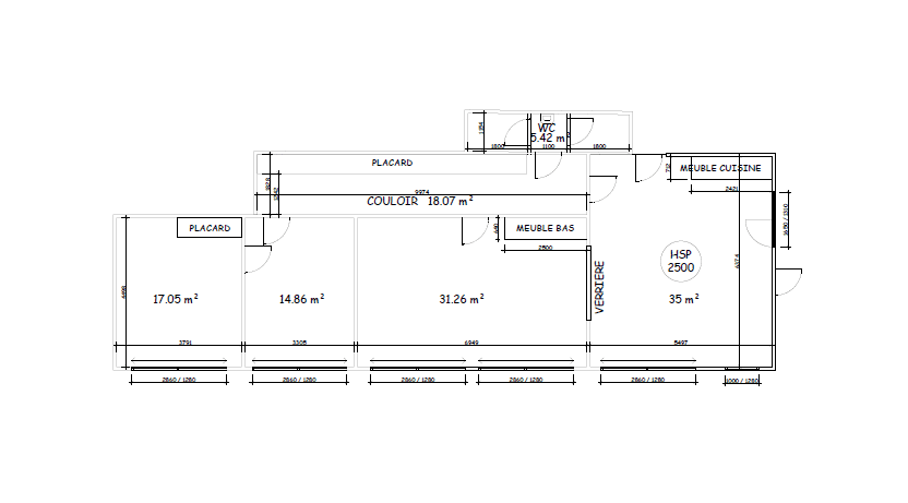 A LOUER – BUREAUX 120 m² – SECTEUR LORIENT