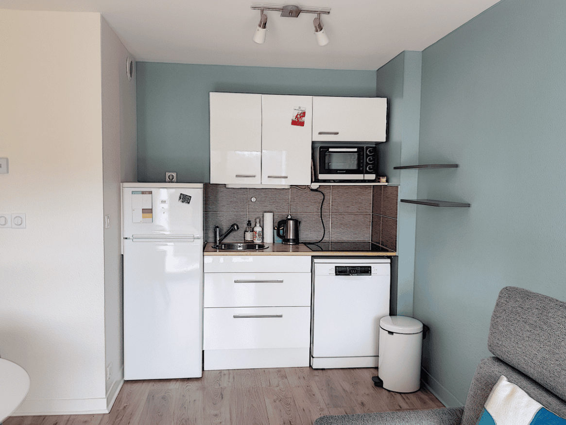 6 VANNES – T2 meublé à louer – 2 pièces – 35.38 m²