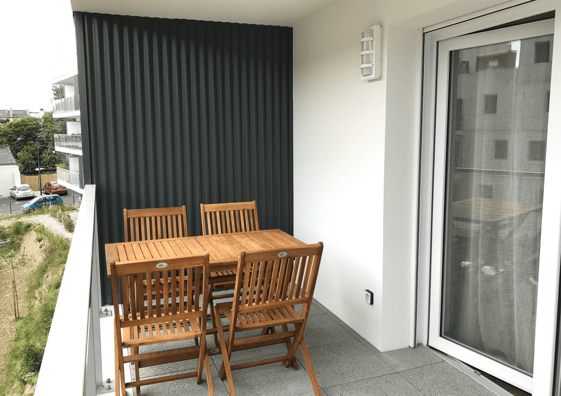 VANNES – T2 meublé à louer – 2 pièces – 42.79 m²