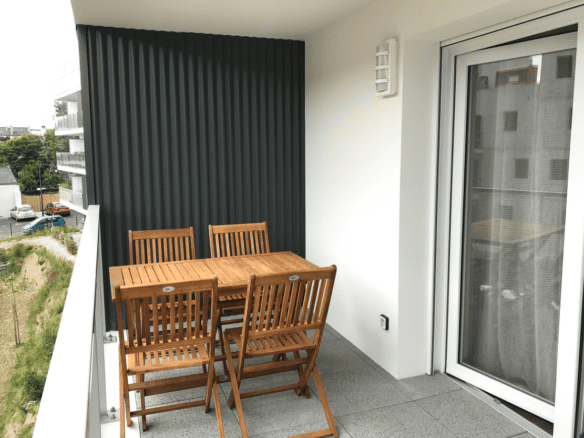 VANNES – T2 meublé à louer – 2 pièces – 42.79 m²