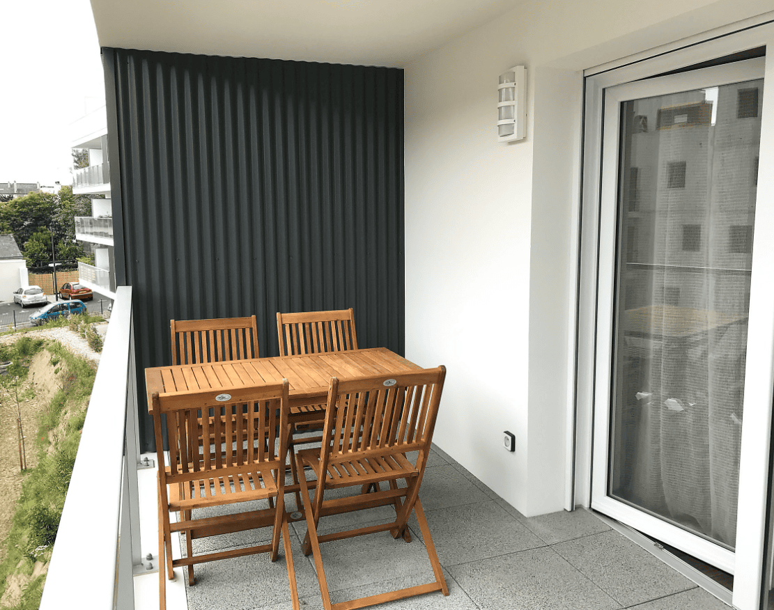 VANNES – T2 meublé à louer – 2 pièces – 42.79 m²