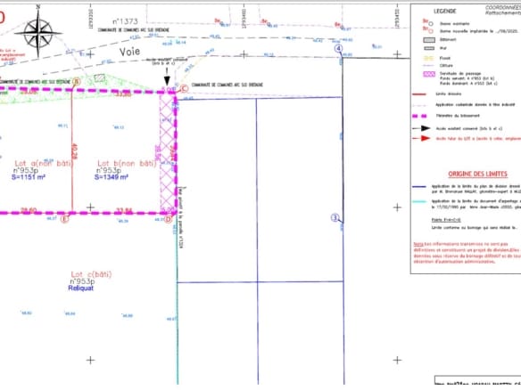 A VENDRE -TERRAIN CONSTRUCTIBLE 2500 m² – ARZAL