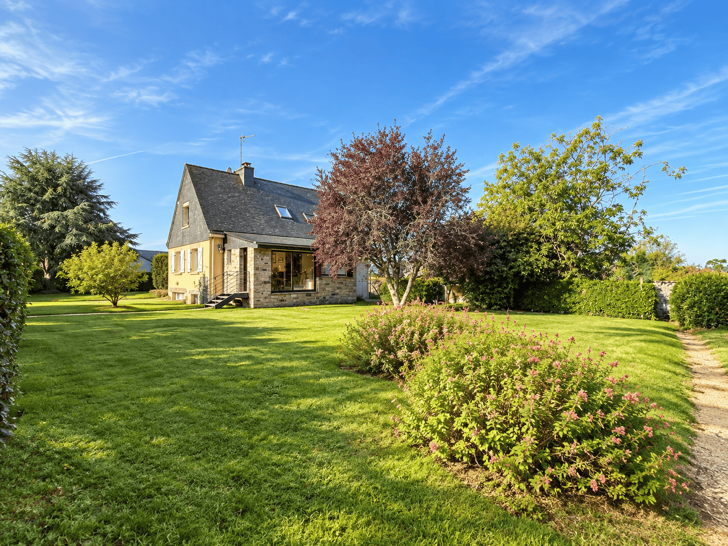 bzh-habitation-maison-a-vendre-ploeren-morbihan-vannes (4) Maison Ploeren 6 pièce(s) 134 m² – division de parcelle- sous sol complet