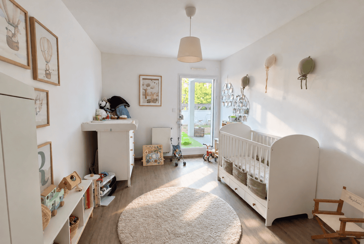 Appartement Vannes de 61.84 m² rez de jardin – 2 chambres – garage