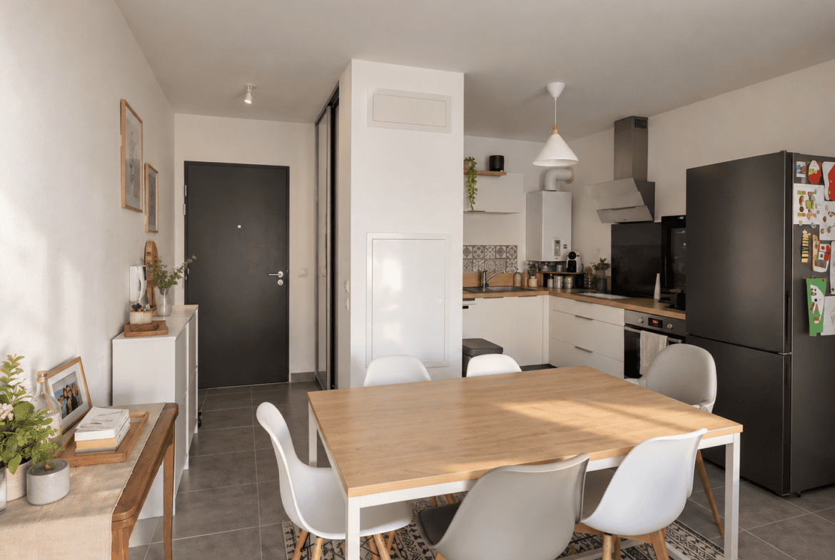 Appartement Vannes de 61.84 m² rez de jardin – 2 chambres – garage