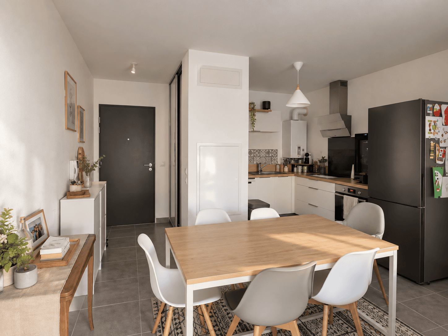 cuisine Appartement Vannes de 61.84 m² rez de jardin – 2 chambres – garage