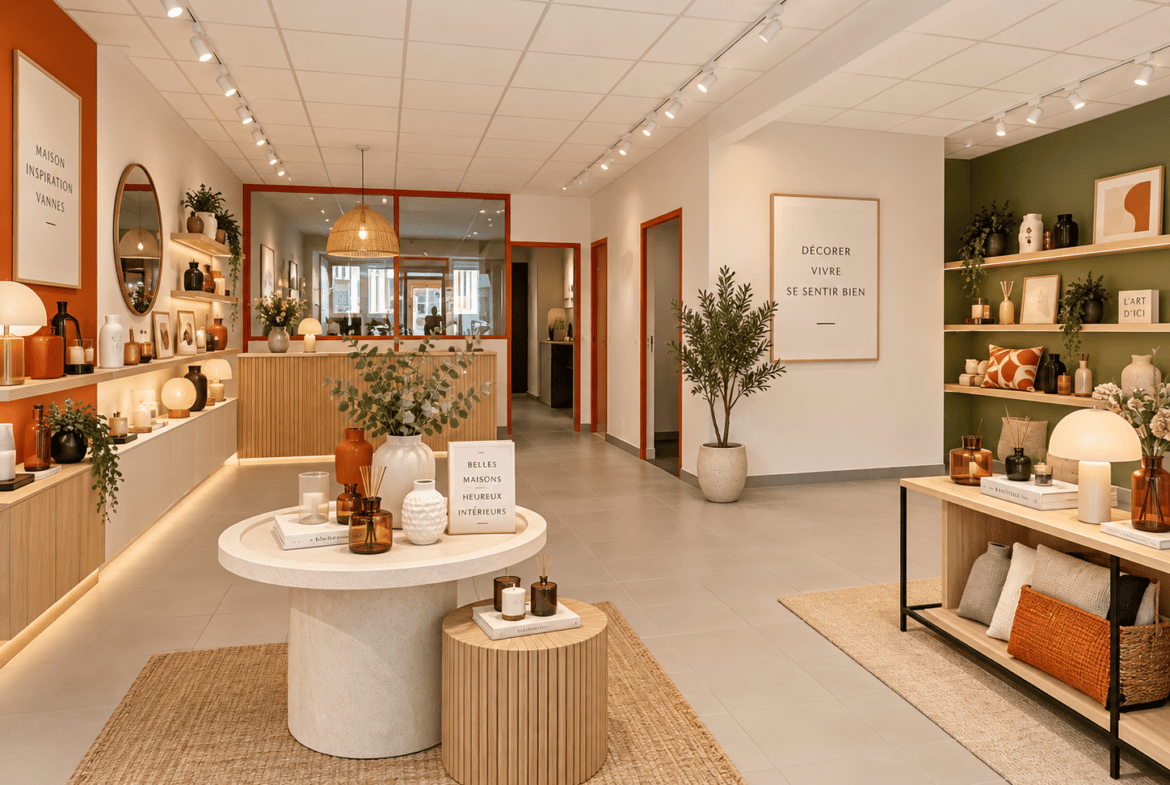 VANNES CENTRE / À LOUER / LOCAL COMMERCIAL 79 M² / FORT POTENTIEL D’AMÉNAGEMENT
