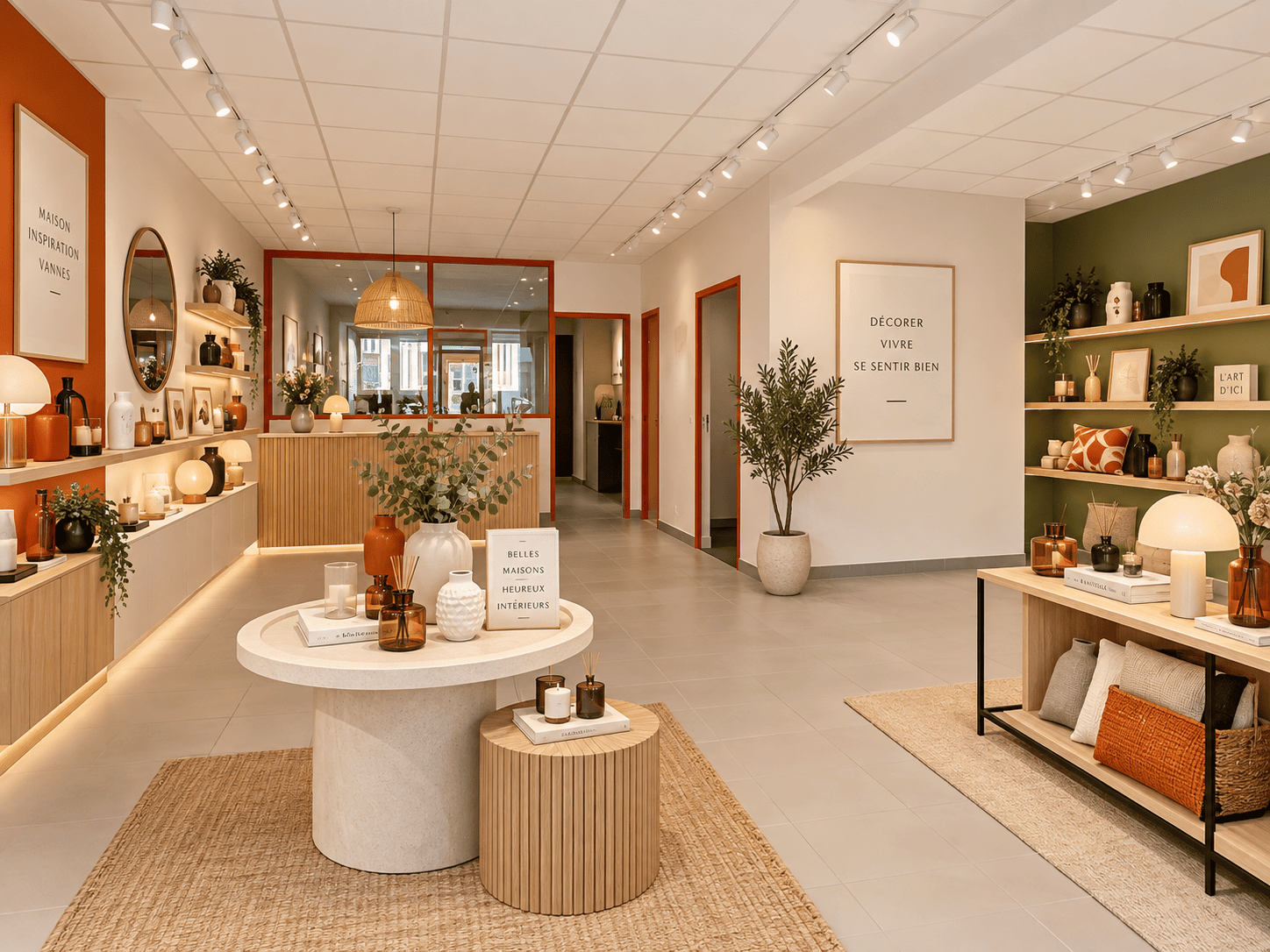 projection boutique de déco VANNES CENTRE / À LOUER / LOCAL COMMERCIAL 79 M² / FORT POTENTIEL D’AMÉNAGEMENT