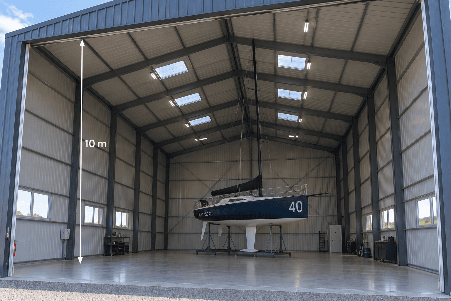 A VENDRE – LOCAL D ACTIVITE – 1 550 m² – LORIENT LA BASE