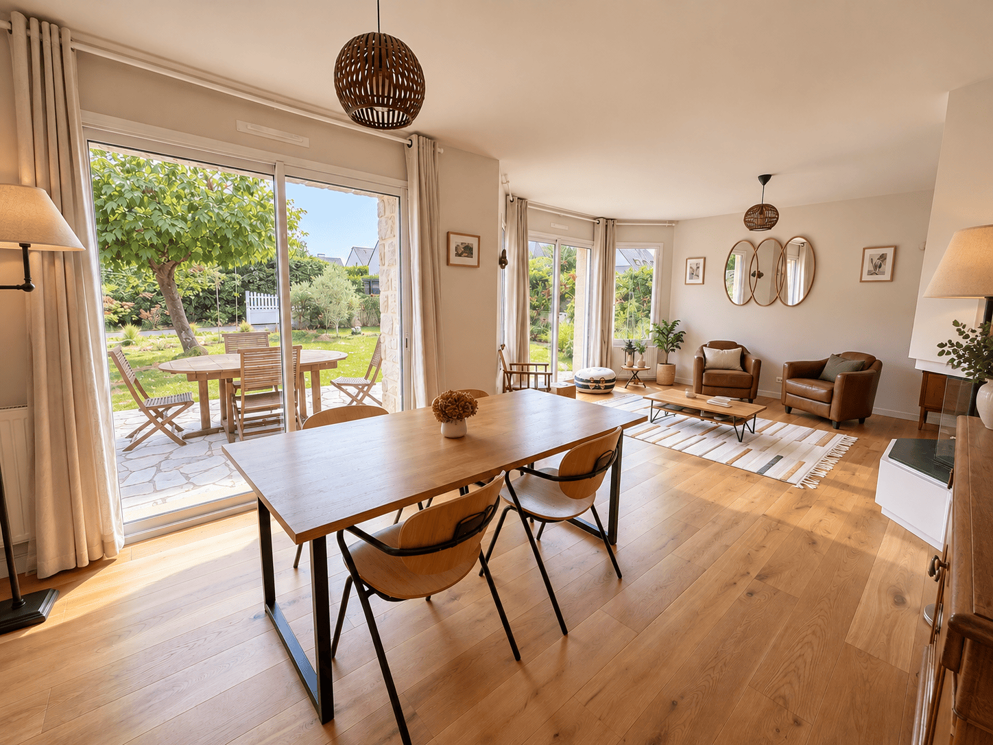bzh-habitation-maison-sene-a-vendre (13) Maison SENE 7 pièce(s) 134.26 m² – double garage – jardin clos de 715 m²