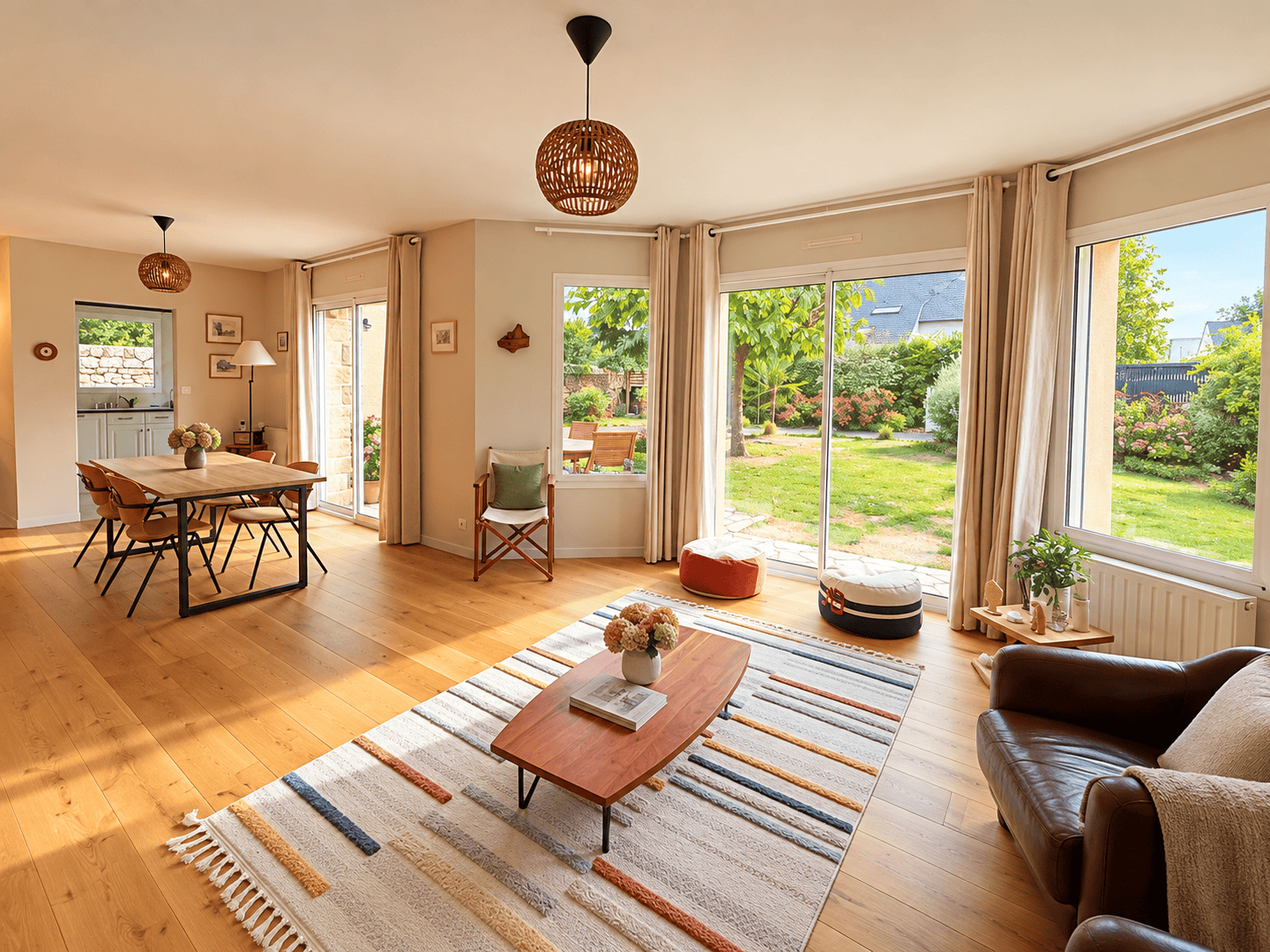 bzh-habitation-maison-sene-a-vendre (16) Maison SENE 7 pièce(s) 134.26 m² – double garage – jardin clos de 715 m²